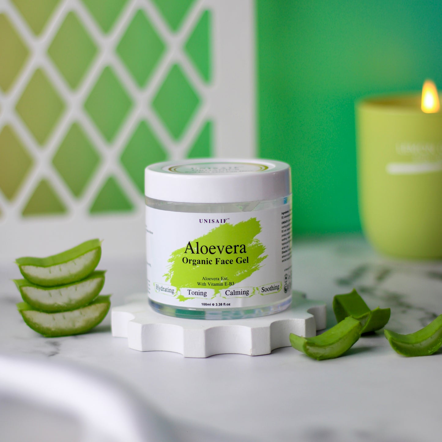 Aloevera Organic Facial Gel (100g) |Hydrating| Acne Prevention| Calming| Soothing| NO PARABEN