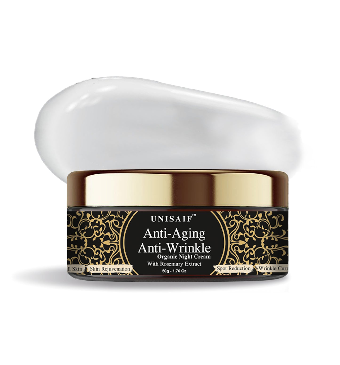 Anti-Aging/Anti-Wrinkle Organic Night Cream (50g) | Wrinkle & Fine Line Reduction| Damage Repair| Skin Renewal