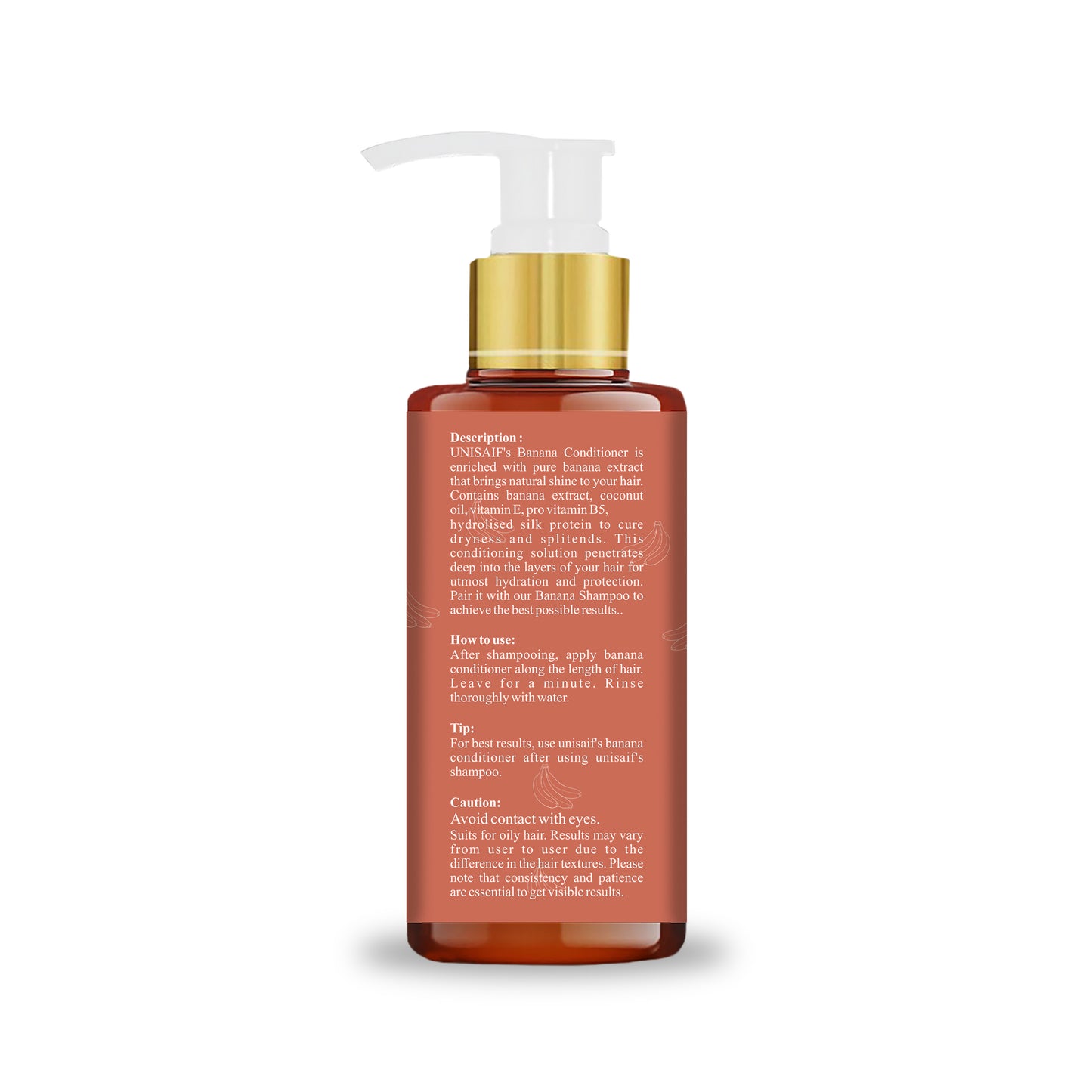 Banana Conditioner (100ml) Improves Shine & Texture | NO SULPHATE| NO PARABEN| NO SILICON