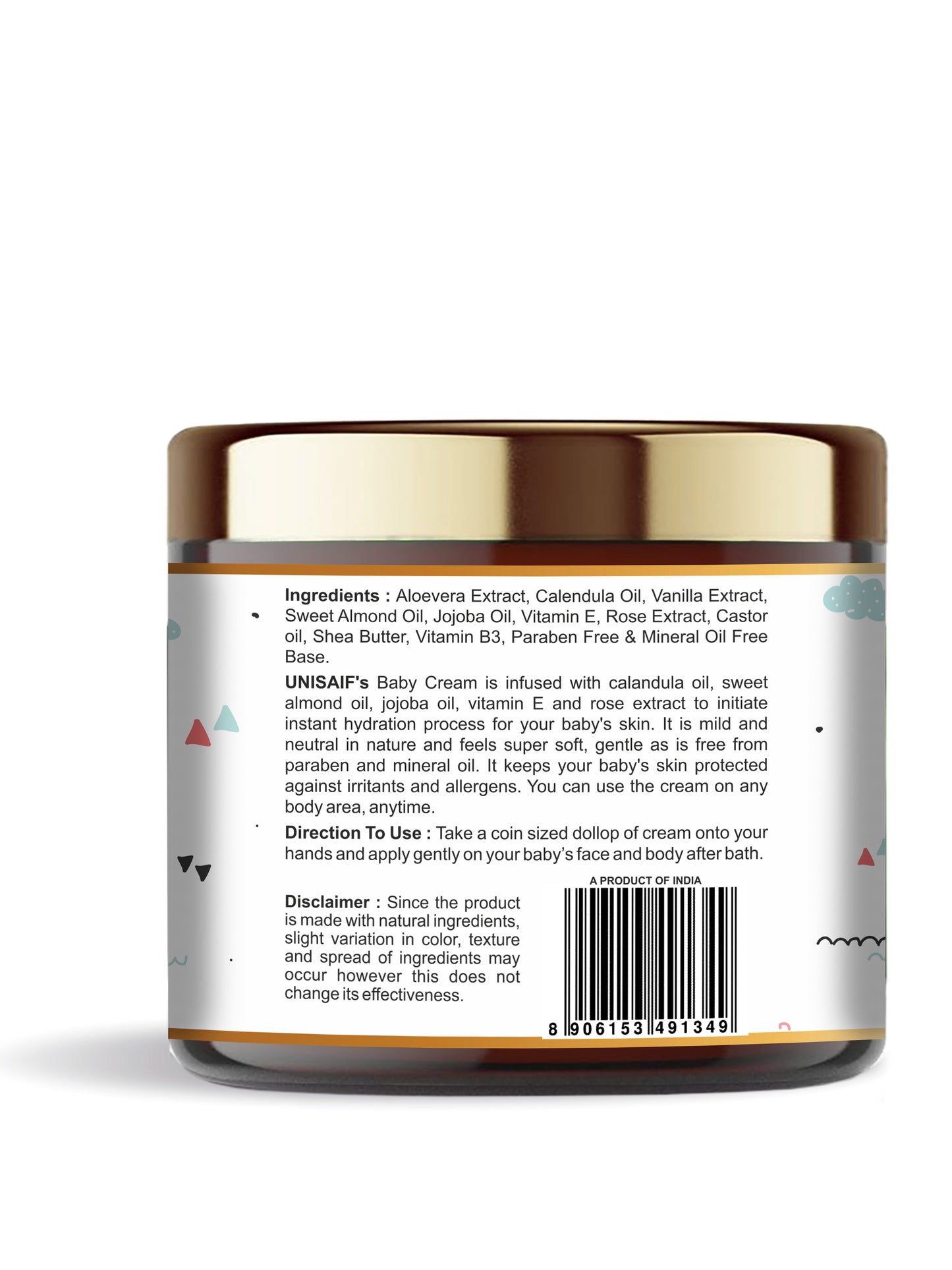 Baby Organic Cream 100 gms