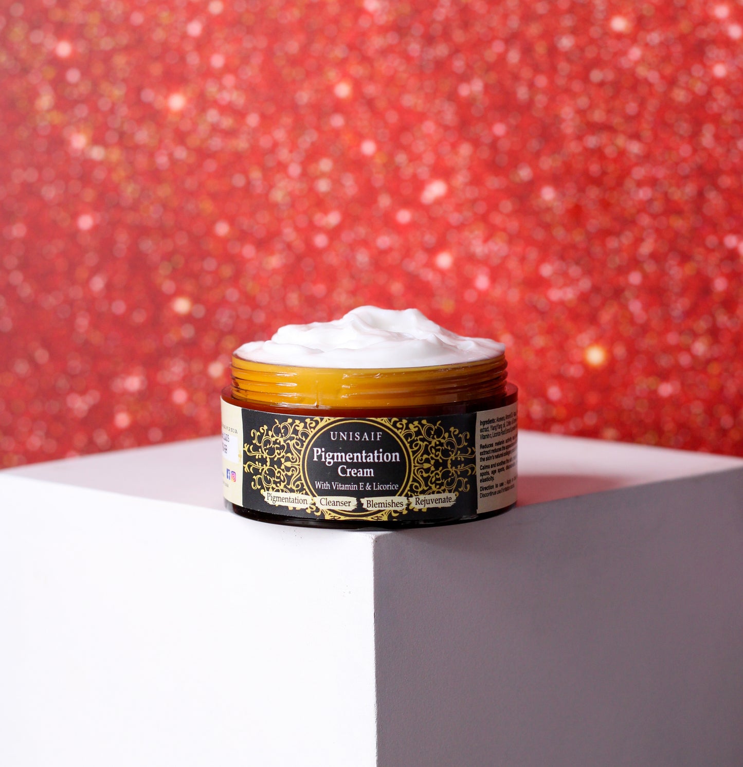 Pigmentation Organic Cream (50g) with Lemon Oil|Pigmentation| Darkness| Dullness| Dark Spots