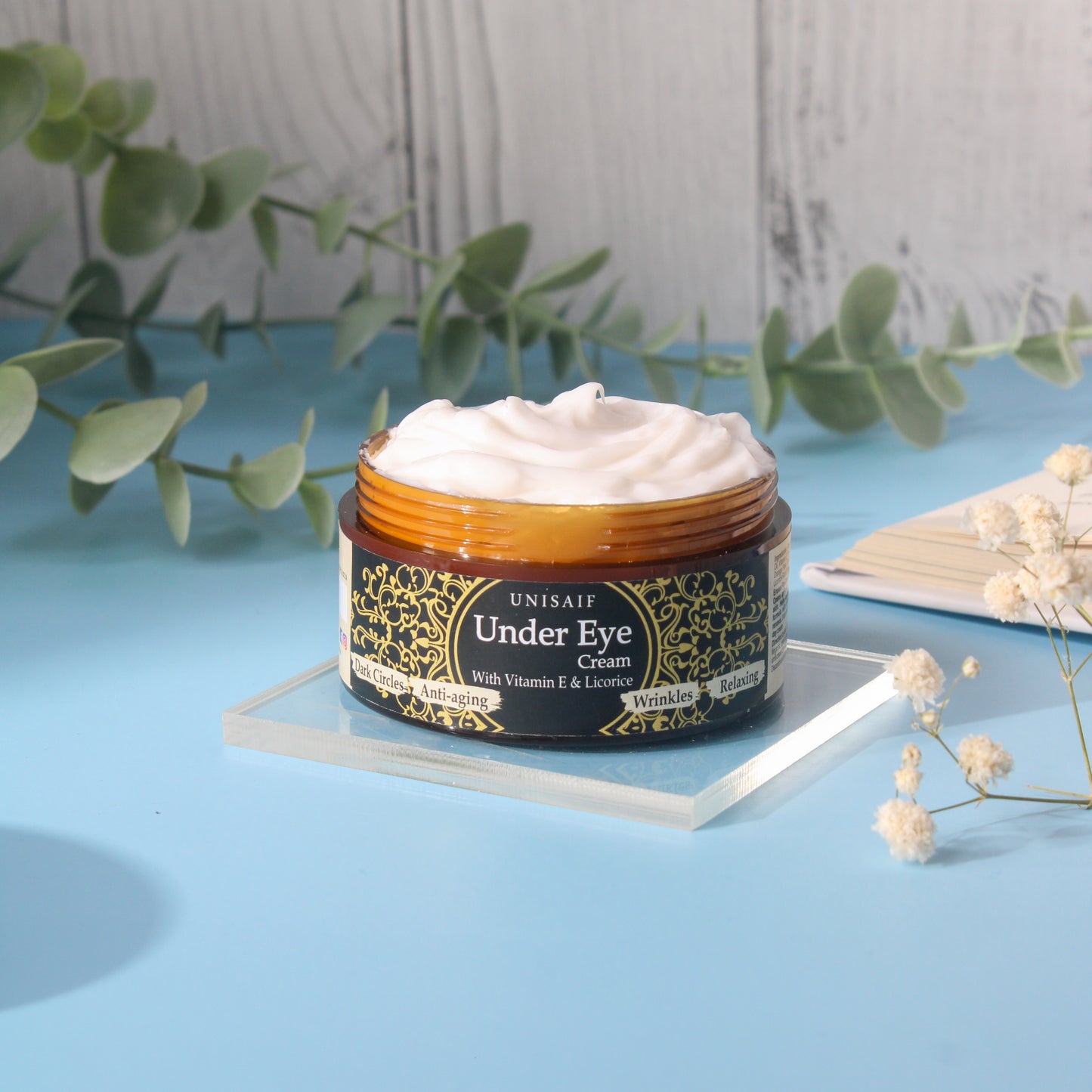 Under Eye Organic Cream (50g) |Under Eye Pigmentation| Dark Circles| Puffiness| Cellular Repair| Rejuvination