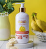 Banana Organic Shampoo (300ml) | Repairs Damage| Nourishment| Improves Hair Elasticity| NO SULPHATE