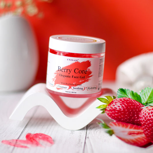 Berry Core Organic Facial Gel (100g) With Bearberry Extracts | Skin Toning| Cleansing| Soothing| Hydration| NO PARABEN