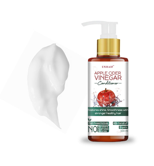 Apple Cider Vinegar Conditioner (100ml) For Frizzy Hair/Splitends| Shine & Texture | NO SULPHATE| NO PARABEN| NO SILICON