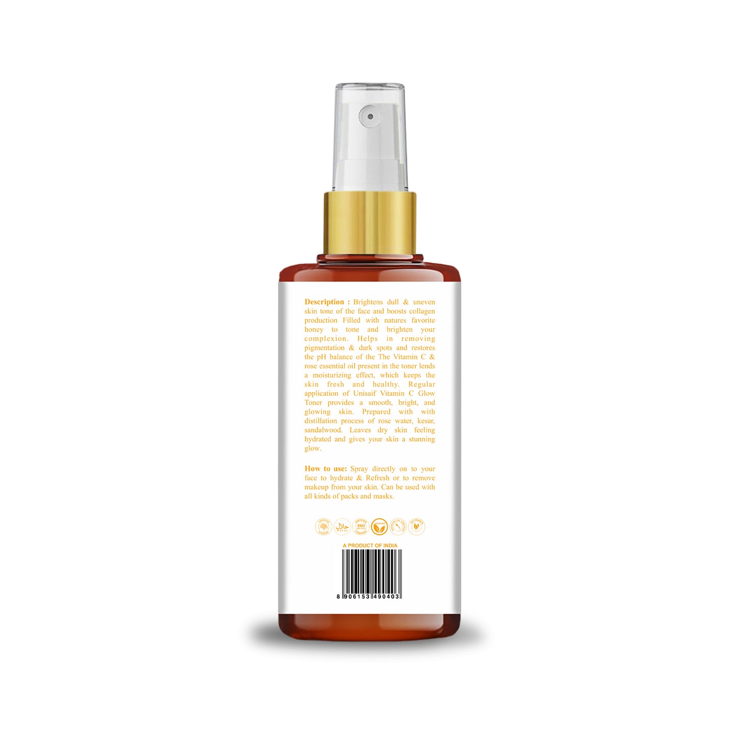 Vitamin C Glow Toner (100ml) | Brightening| Oil Control| Toning