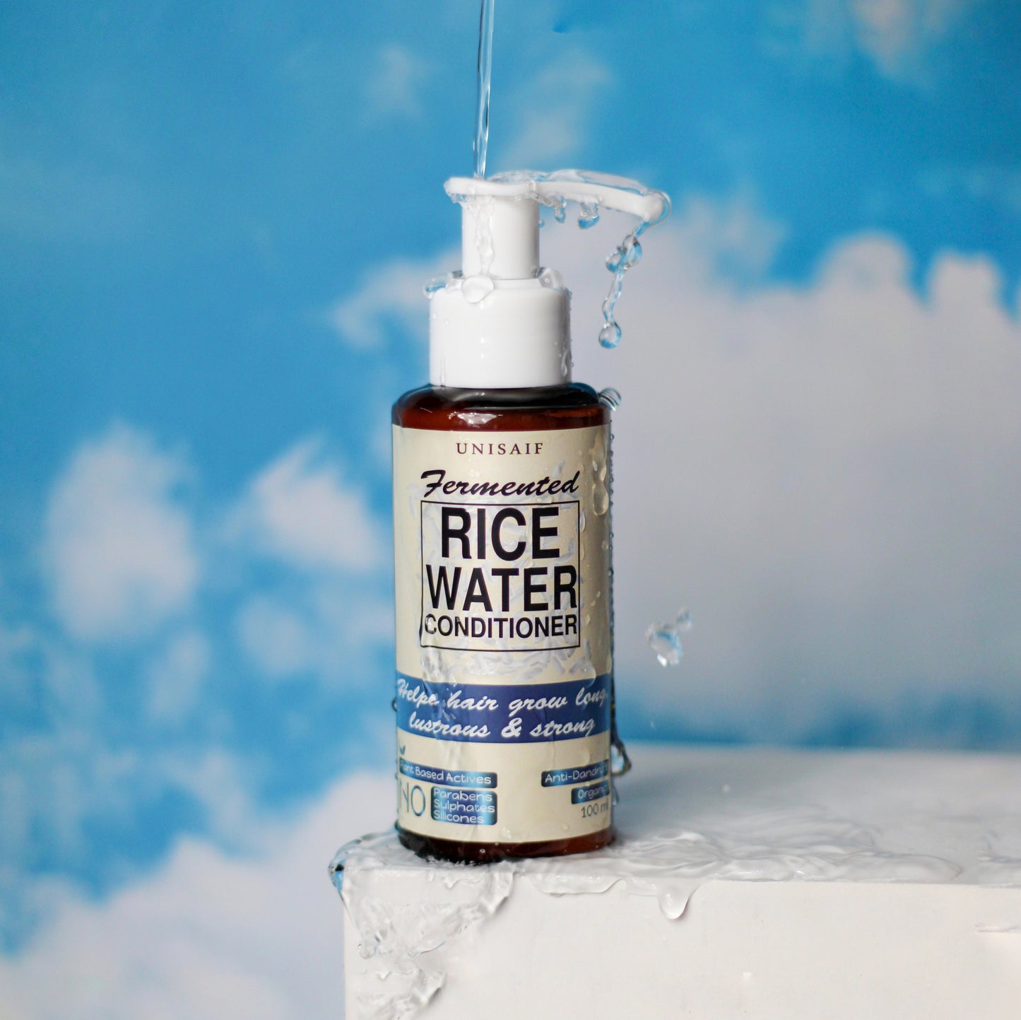 Fermented Rice Water Conditioner (100ml) Improves Shine & Texture | NO SULPHATE| NO PARABEN| NO SILICON