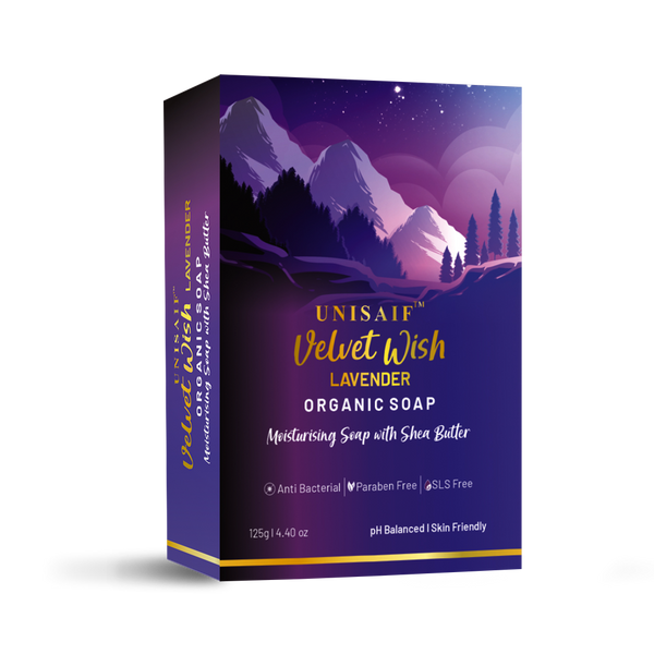 Velvet Wish Lavender Organic Soap 125g each