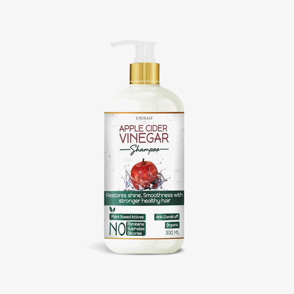 Apple Cider Vinegar Organic Shampoo (300ml) Anti-Dandruff |Smoothening | Silkyness| Natural Shine | NO SULPHATE