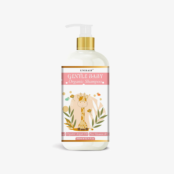 Gentle Baby Organic Shampoo (300ml) With Pro Vitamin B5 | Gentle Cleansing| No Harsh Chemicals| Tear Free| NO SULPHATE