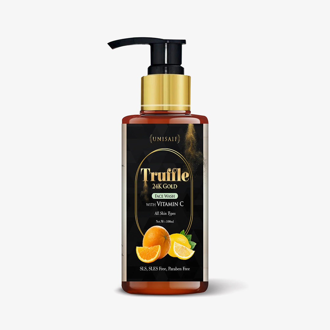 Truffle Vitamin C Organic Facewash (100ml) | Tan Removal| Even Skin Tone| Brightens Complexion