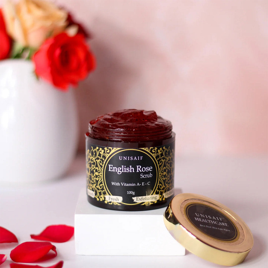 English Rose Organic Scrub (100g)