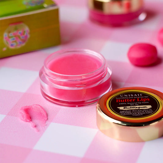 Bubblegum Organic Butter Lip Balm (8g) Gorgeous Lips | 100% Natural | Mineral Oil Free