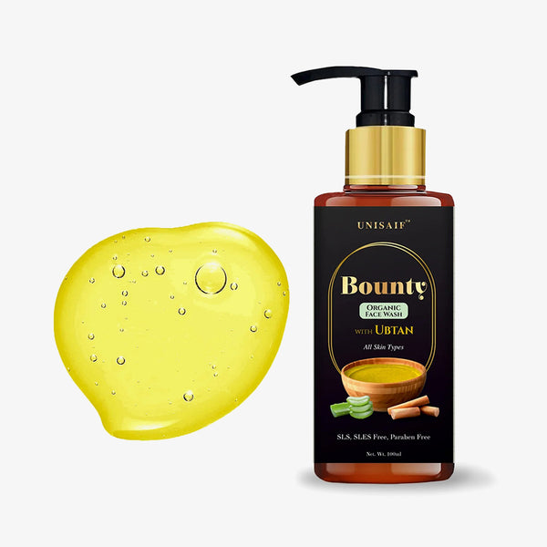 Bounty (Ubtan) Organic Facewash (100ml) |Lightens Skin| Removes Tan| Radiance & Glow| Uneven Complexion