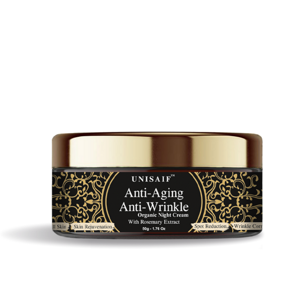 Anti-Aging/Anti-Wrinkle Organic Night Cream (50g) | Wrinkle & Fine Line Reduction| Damage Repair| Skin Renewal