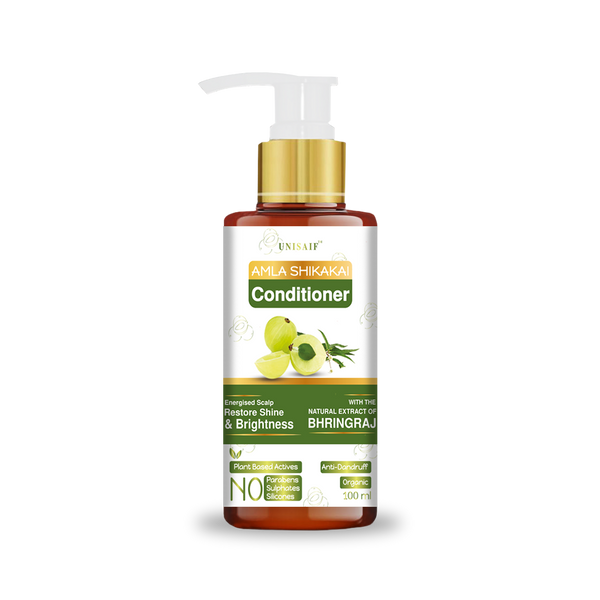 Amla Shikakai Conditioner (100ml) For Hairfall/Dandruff |Improves Shine & Texture | NO SULPHATE| NO PARABEN| NO SILICON