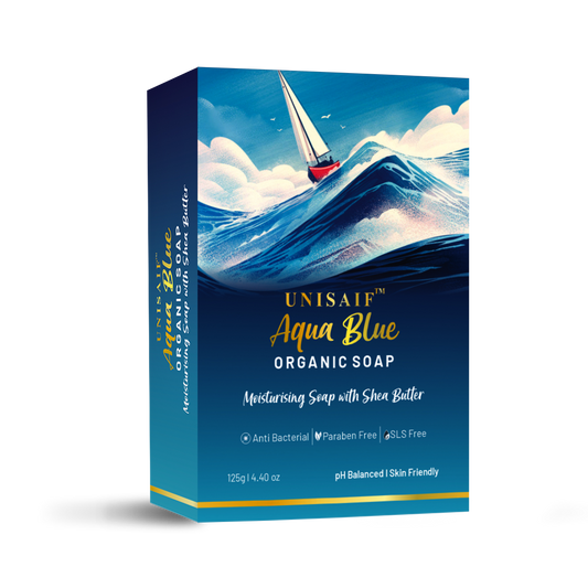Aqua Blue Organic Soap 125g