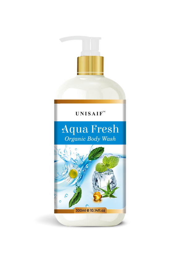 Aqua Organic Body Wash (300ml) | Sulphate & Paraben Free| Skin Friendly| Nourishing