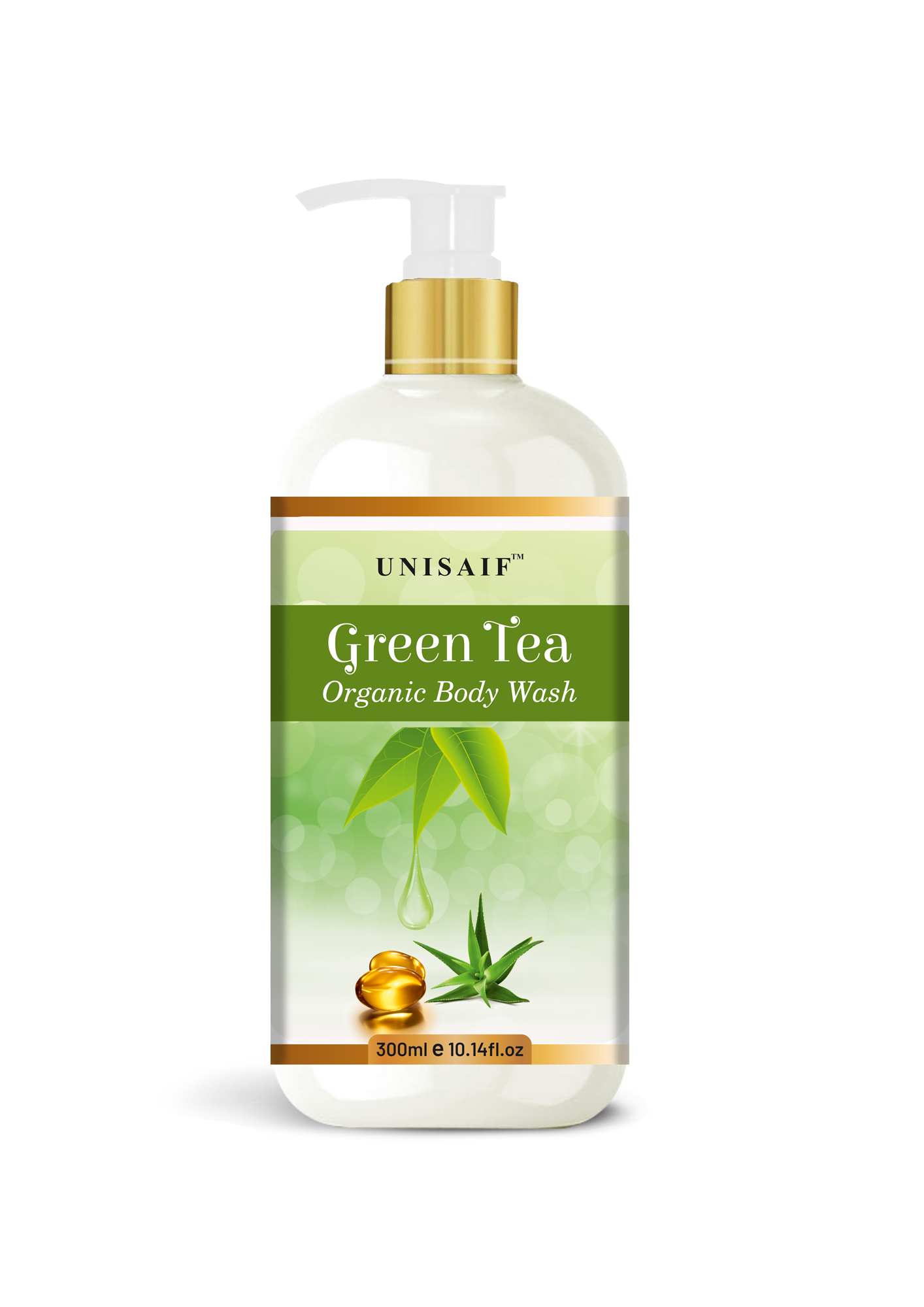 Green Tea Organic Body Wash (300 ml) | Sulphate & Paraben Free| Skin Friendly| Nourishing