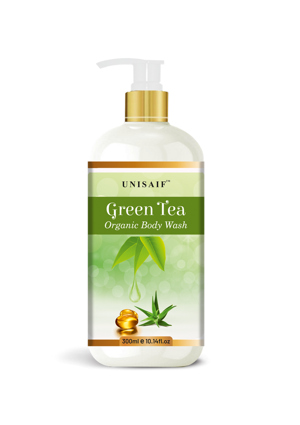 Green Tea Organic Body Wash (300 ml) | Sulphate & Paraben Free| Skin Friendly| Nourishing