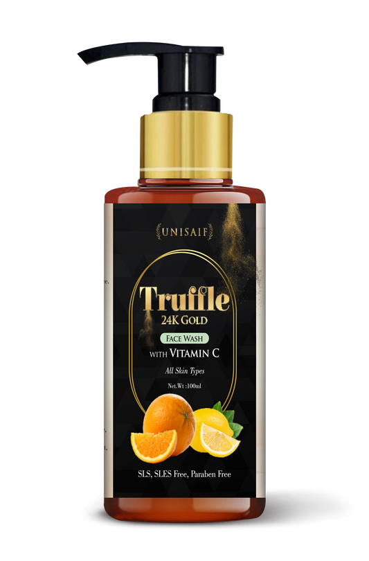 Truffle Vitamin C Organic Facewash (100ml) | Tan Removal| Even Skin Tone| Brightens Complexion