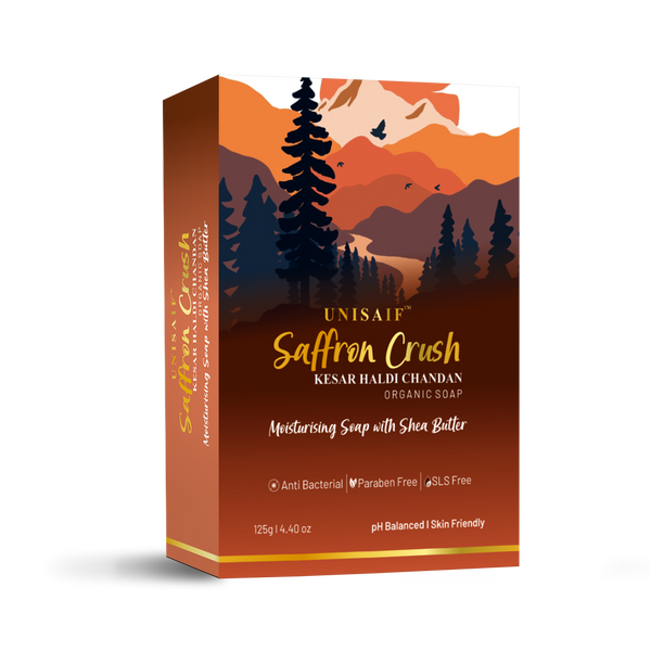 Saffron Crush Organic Soap 125g